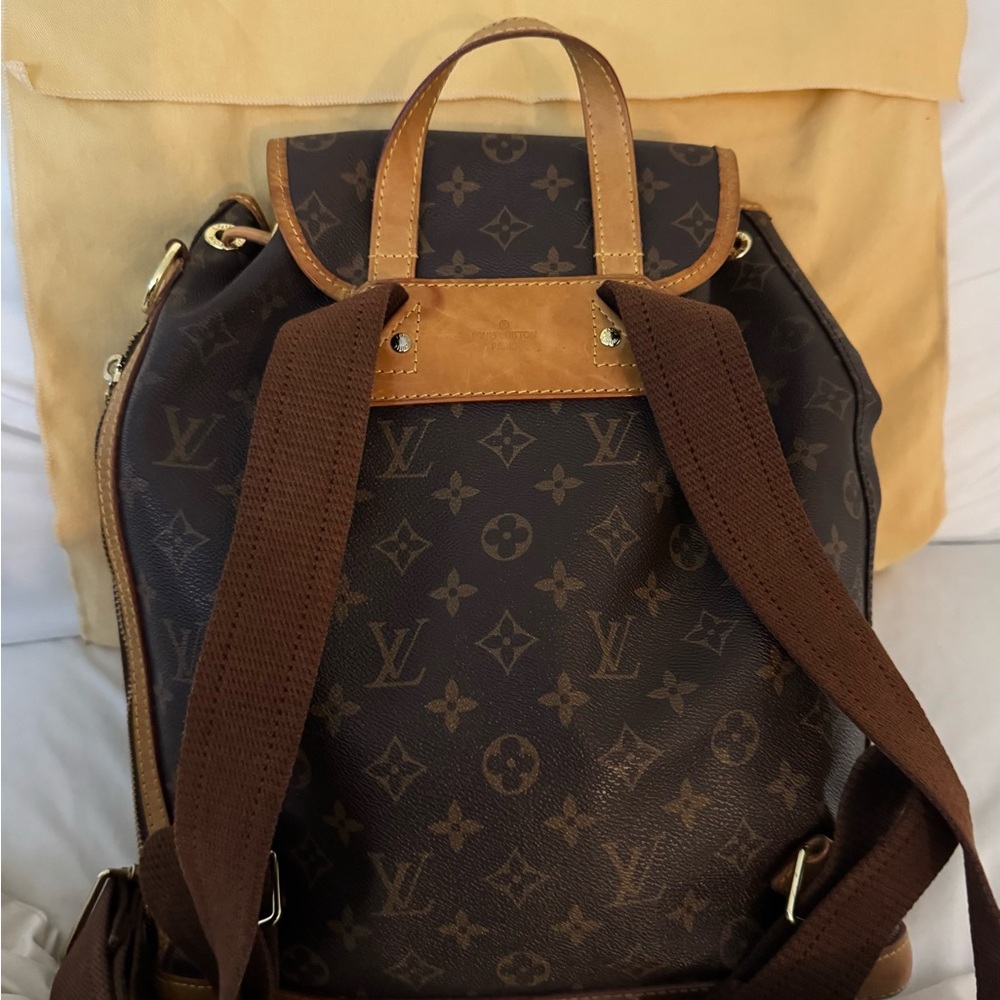 Louis Vuitton Brown and Tan Monogram Backpack - Picture 2 of 9